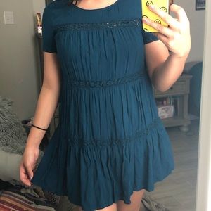 Alice & UO Eleonora Crochet Inset Dress